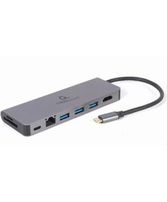 Adapter Gembird A-CM-COMBO5-05 USB Type-C 5-in-1 multi-port adapter