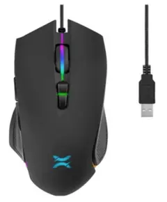 მაუსი NOXO SOULKEEPER RGB Gaming Mouse Black  - Primestore.ge