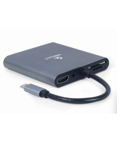 Adapter Gembird A-CM-COMBO6-01 USB Type-C 6-in-1 multi-port adapter