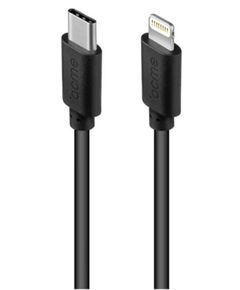 კაბელი Acme CB1061 USB-C to Lightning Cable 1m 20W Black  - Primestore.ge