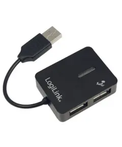 USB ჰაბი Logilink UA0139 USB 2.0  Hub 4-Port black - Primestore.ge