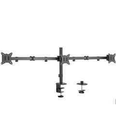 Monitor hanger Gembird MA-D3-01 Adjustable desk 3-display mounting arm 17"-27"