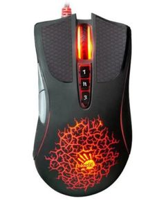 მაუსი A4tech Bloody A90 LIGHT STRIKE RGB Gaming Mouse Black  - Primestore.ge