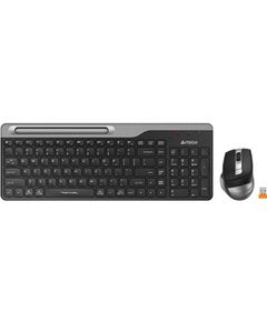 Keyboard with mouse A4tech Fstyler FB2535C Wireless Combo Set EN/RU Smoky Grey