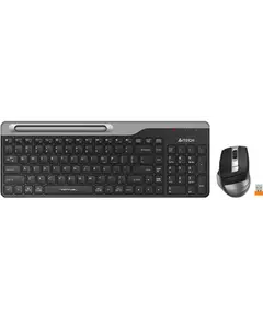 კლავიატურა მაუსით A4tech Fstyler FB2535C Wireless Combo Set EN/RU Smoky Grey  - Primestore.ge