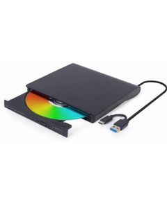 დისკის წამკითხველი Gembird DVD-USB-03 External USB DVD drive Black  - Primestore.ge