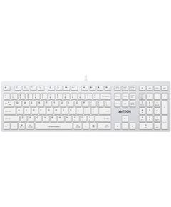 Keyboard A4tech Fstyler FX50 Low Profile Scissor Switch Keyboard EN/RU White