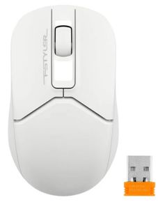 მაუსი A4tech Fstyler FG12S Wireless Mouse White  - Primestore.ge