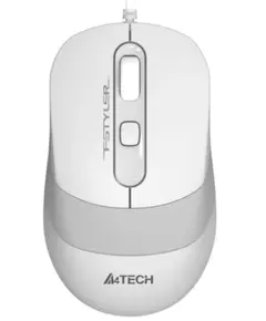 მაუსი A4tech Fstyler FM10S Wired Mouse White  - Primestore.ge