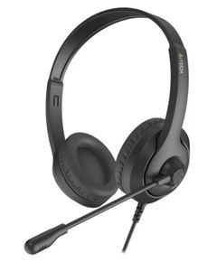 Headphone A4tech Fstyler FH100U USB Stereo Headset With Mic Stone Black