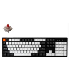 Keyboard Keychron C1 104 Key Gateron G pro Red Hot-swap USB White Led Black