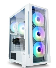 კომპიუტერის ქეისი Zalman Computer case I3 Neo TG, without PSU, 1xUSB3.0, 2xUSB2.0, 4x120mm RGB, TG Side/Front Panel, ATX, White  - Primestore.ge