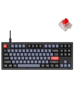 კლავიატურა Keychron V1 100 Key QMK Keychron K PRO Red Hot-Swap RGB Frosted Black  - Primestore.ge