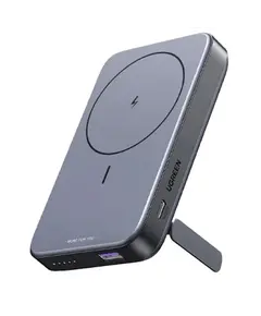 პორტატული დამტენი UGREEN PB206 (15086), 10000mAh, USB-C, USB, Magsafe Wireless Power Bank, Space Gray  - Primestore.ge