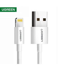 USB cable UGREEN US155 (80315) Apple Lightning To USB 2.0 A Male Cable White 1.5M