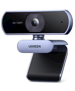 Webcam UGREEN 15728, 2Mp, FHD, Built-in Microphone, Webcam, Gray/Black