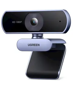 ვებკამერა UGREEN 15728, 2Mp, FHD, Built-in Microphone, Webcam, Gray/Black  - Primestore.ge