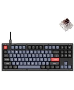 Keyboard Keychron V1 100 Key QMK Keychron K PRO Brown Hot-Swap RGB Frosted Black
