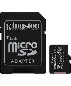 მეხსიერების ბარათი Kingston SDCS2/512GB, 512GB, mSDXC, C10, UHS-I, U3, Black  - Primestore.ge