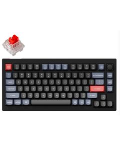 Keyboard Keychron V1 68 Key QMK Keychron K PRO Red Hot-Swap RGB Knob Carbon Black