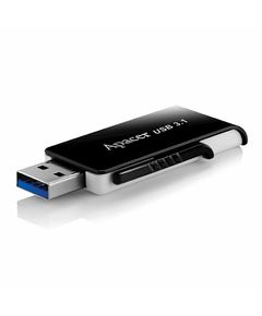 USB ფლეშ მეხსიერაბა Apacer USB3.0 Flash Drive AH350 64GB Black  - Primestore.ge