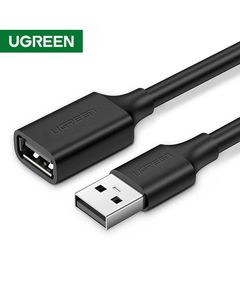 USB დამაგრძელებელი UGREEN 10316 USB 2.0 Type A Male to Type A Female Extension Cable 2m (Black)  - Primestore.ge
