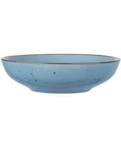 Ceramic plate Ardesto Soup bowl Bagheria, 20 сm, Misty blue, ceramics