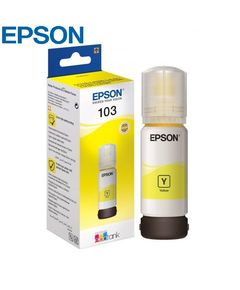 მელანი Epson 103 EcoTank yellow ink bottle 65ml C13T00S44A  - Primestore.ge