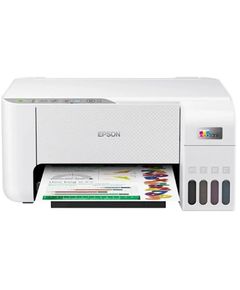 Printer Epson C11CJ67414 EcoTank L3256, MFP, A4, Wi-Fi, USB, White