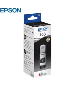 მელანი Epson 103 EcoTank Black ink bottle 65ml C13T00S14A  - Primestore.ge