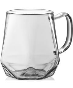 ყავის ჭიქა Ardesto Set of cups Graphite,  borosilicate glass, 300 ml, 2 pcs  - Primestore.ge