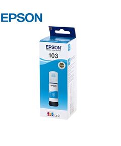 მელანი Epson 103 EcoTank Cyan ink bottle 65ml C13T00S24A  - Primestore.ge