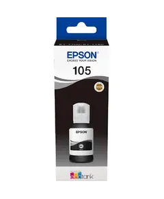 Cartridge EPSON ORIGINAL (C13T00Q140) I/C (pb) 105 ECOTANK PIGMENT BLACK INK BOTTLE L7180
