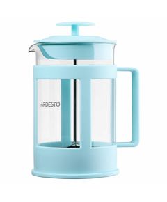 Teapot ARDESTO French press Fresh, 800 ml, tiffany blue, plastic, glass