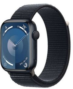 Smart Watch Apple Watch Series 9 GPS 45mm Midnight Aluminum Case With Midnight Sport Loop MR9C3