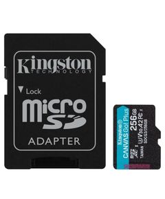მეხსიერების ბარათი Kingston 256GB SDXC C10 UHS-I U3 R170/W90MB/s Canvas Go Plus  - Primestore.ge