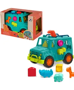 განსავითარებელი სათამაშო მანქანა Btoys B. SHAPE SORTER TRUCK  - Primestore.ge