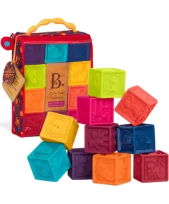 ასაწყობი კუბები Btoys ONE TWO SQUEEZE, SOFT BLOCKS  - Primestore.ge