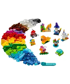 ლეგო LEGO Classic Creative Transparent Bricks  - Primestore.ge