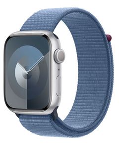 Smart Watch Apple Watch Series 9 GPS 41mm Silver Aluminum Case With Winter Blue Sport Loop MR923