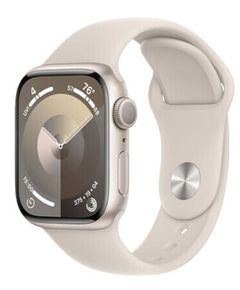 Smart watch Apple Watch Series 9 GPS 41mm Starlight Aluminum Case With Starlight Sport Band MR8T3 S/M