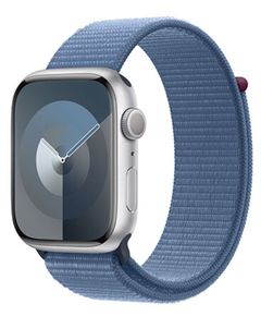 სმარტ საათი Apple Watch Series 9 GPS 45mm Silver Aluminum Case With Winter Blue Sport Loop MR9F3  - Primestore.ge