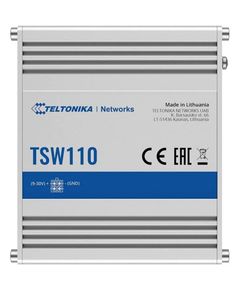 Switch Teltonika TSW110000000, 5-Port Gigabit, PoE + Switch, White