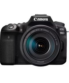 ციფრული ფოტოაპარატი Canon EOS 90D Black + Lens EF-S 18-135 IS USM Black  - Primestore.ge