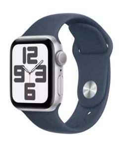 Smart watch Apple Watch Series SE 2 GPS Gen.2 40mm Silver Aluminum Case With Storm Blue SB MRE23 M/L