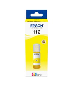 კარტრიჯის მელანი Epson EcoTank 112 I/C (Y) L65**/L15*** Yellow Bottle  - Primestore.ge
