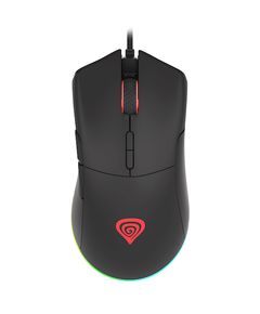 Mouse Genesis Gaming Optical Mouse krypton 290 RGB 6400 DPI with Software Black