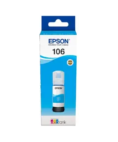 კარტრიჯი EPSON ORIGINAL (C13T00R240) I/C (c) 106 ECOTANK CYAN INK BOTTLE L7180  - Primestore.ge