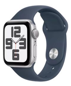 სმარტ საათი Apple Watch Series SE 2 GPS Gen.2 40mm Silver Aluminum Case With Storm Blue SB MRE13 S/M  - Primestore.ge