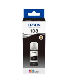 კარტრიჯის მელანი Epson 108 C13T09C14A, 3600P, Ink Cartridge, Black  - Primestore.ge
